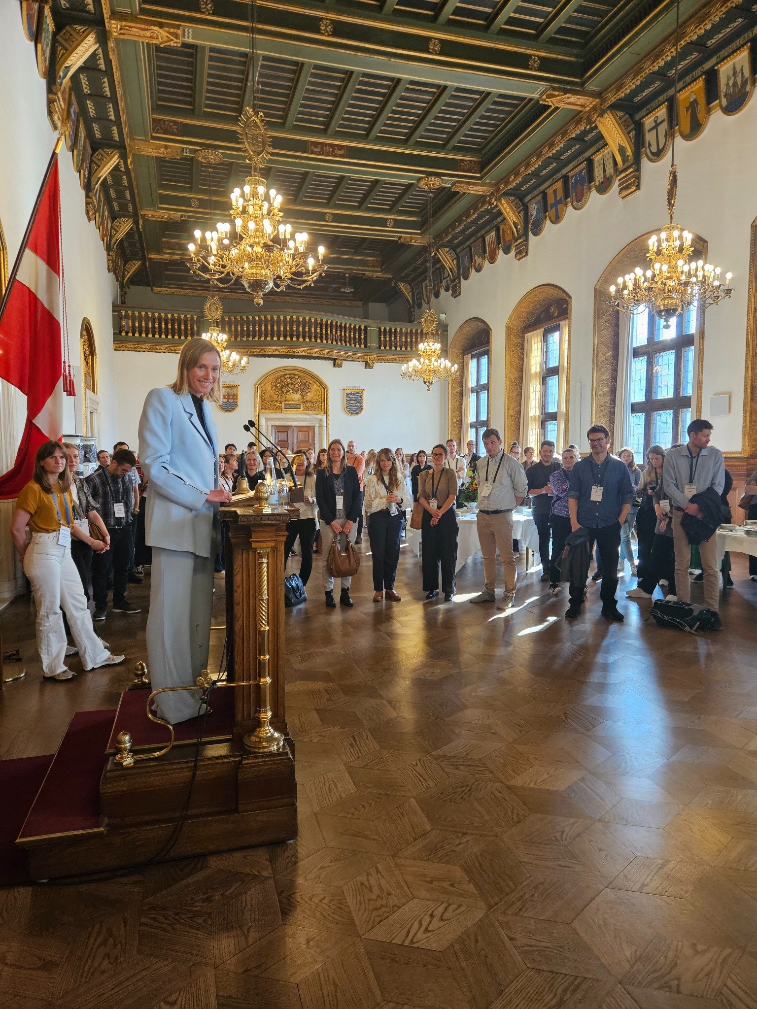 Welcome reception at Copenhagen City Hall (Picture: Henrik Støvring)