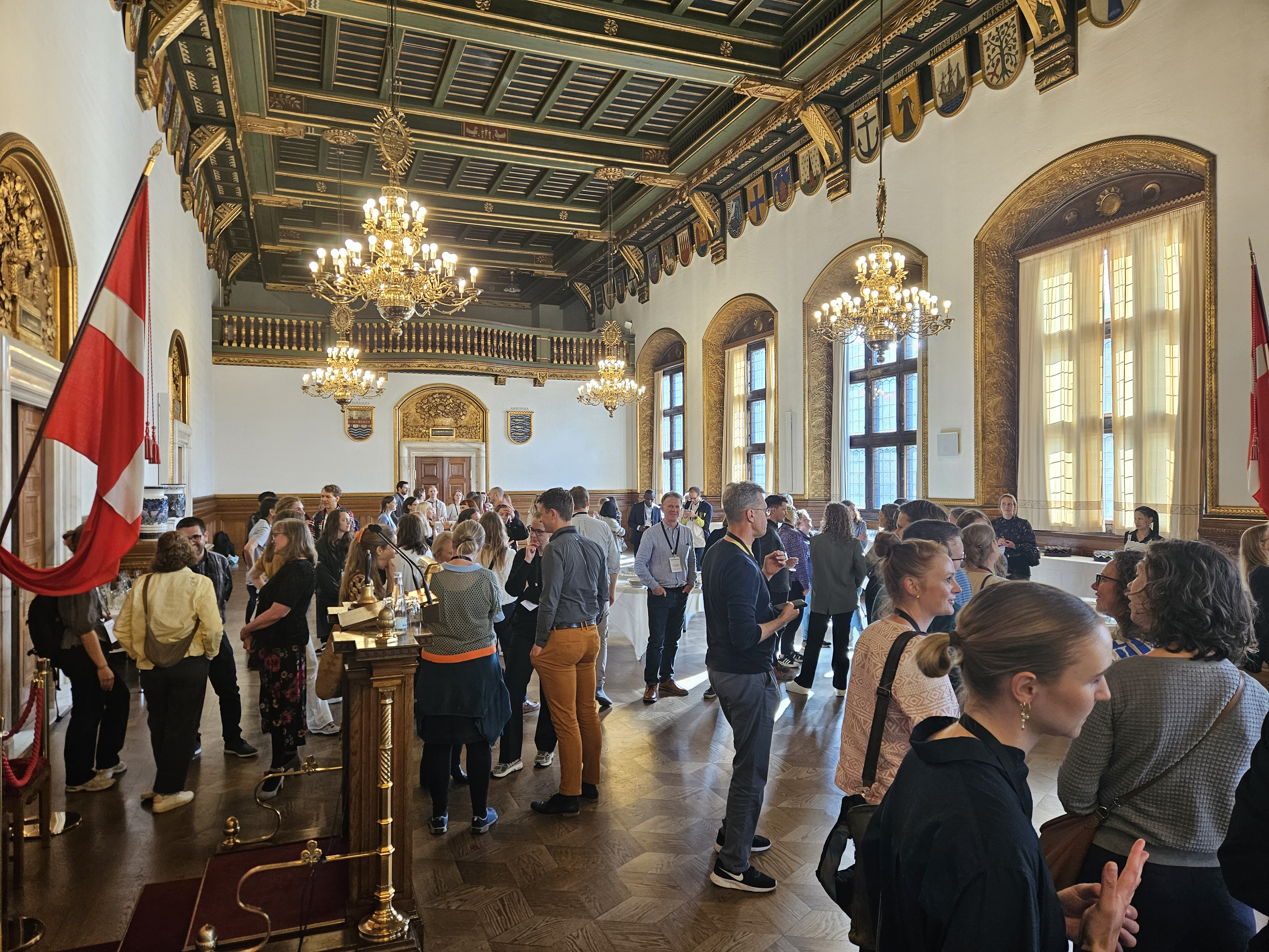 Welcome reception at Copenhagen City Hall (Picture: Henrik Støvring)