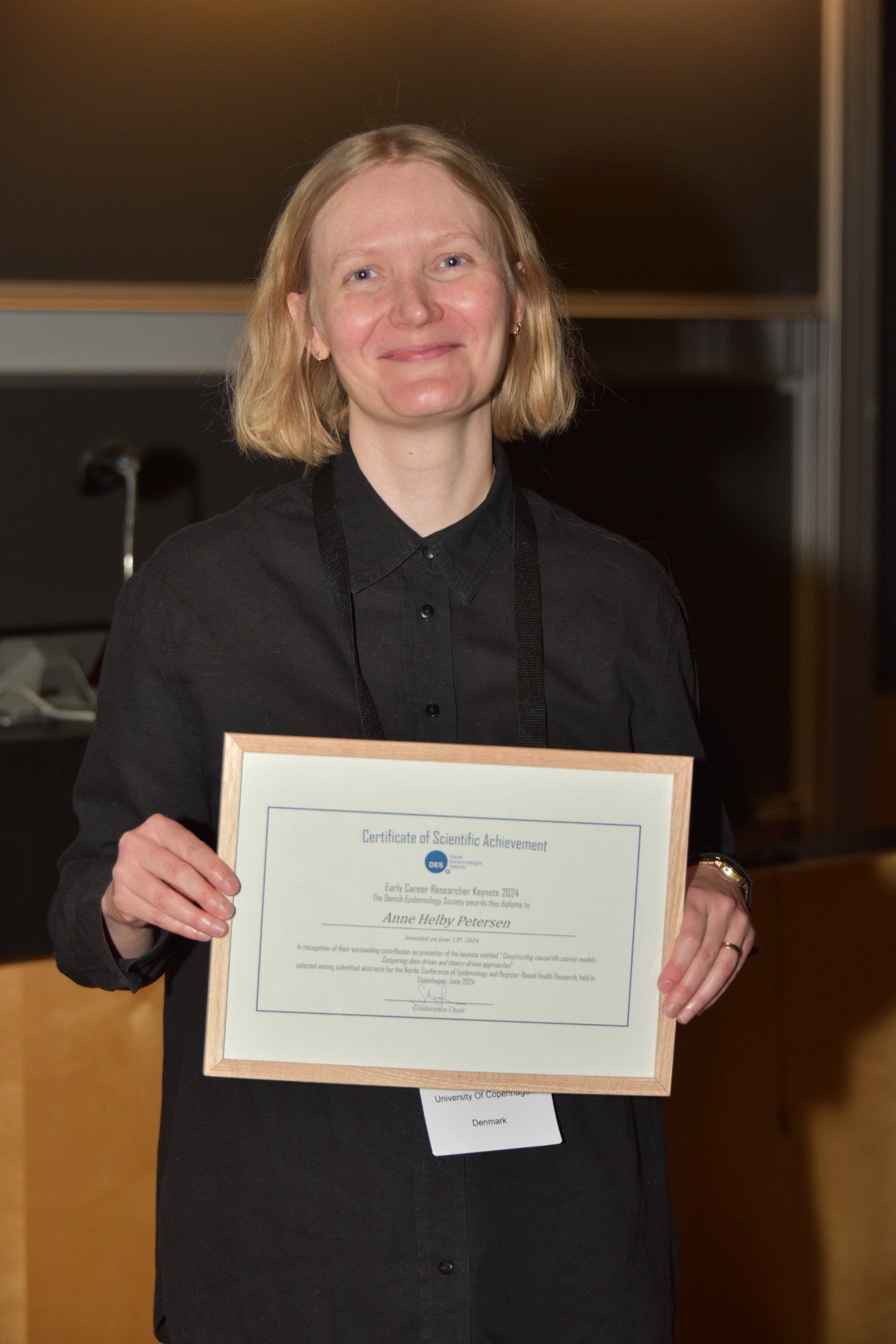 Early Career Researcher: Anne Helby Petersen (Picture: Henrik Støvring)